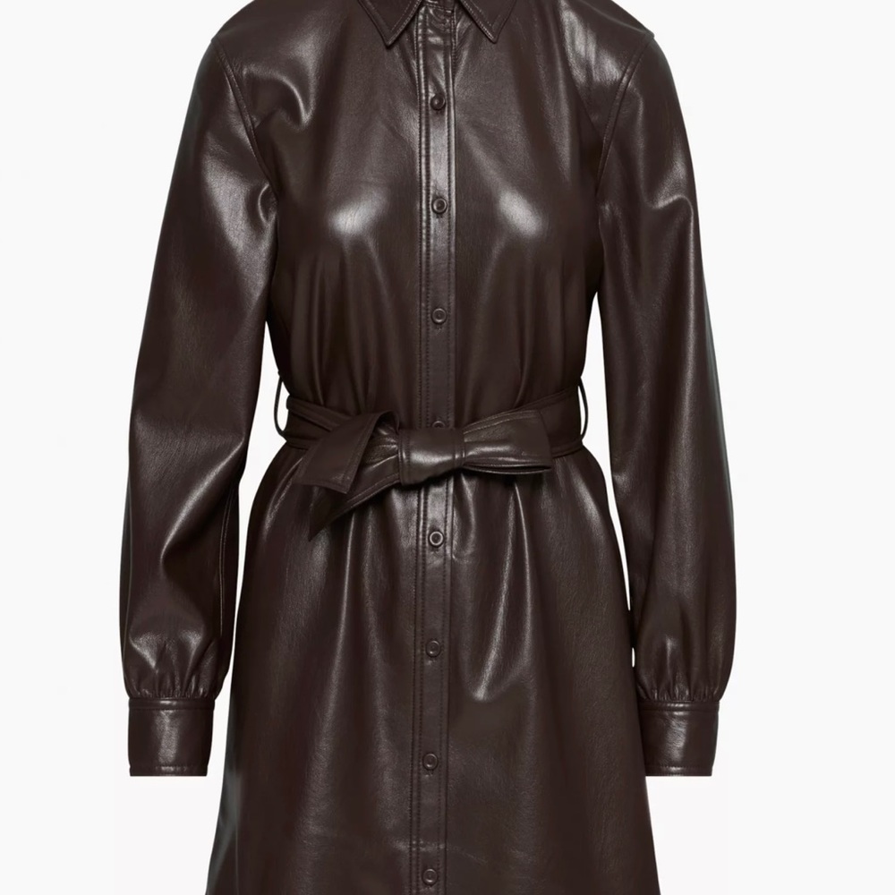 Aritzia Caroline dress in Mocha Brown